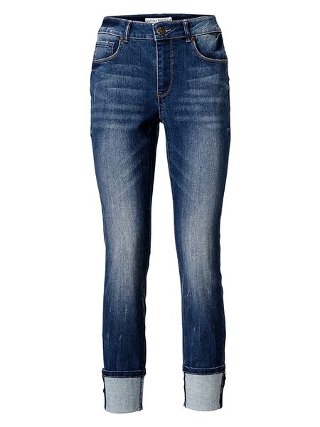Heine Dżinsy - Slim fit - w kolorze niebieskim rozmiar: 48. Niebieskie jeansy damskie Heine. Za 118.01 zł.