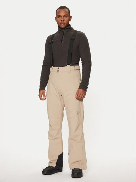 Protest Spodnie narciarskie Rowens 4718500 Beżowy Regular Fit. Brązowe spodnie materiałowe męskie Protest, bez wzorów, z syntetyku, sportowe. Za 439.99 zł.