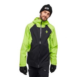 Kurtka narciarska męska Black Diamond Recon LT Stretch Shell. Zielone kurtki męskie Black Diamond, m, bez wzorów, bez kaptura, narciarskie. Za 869.99 zł.