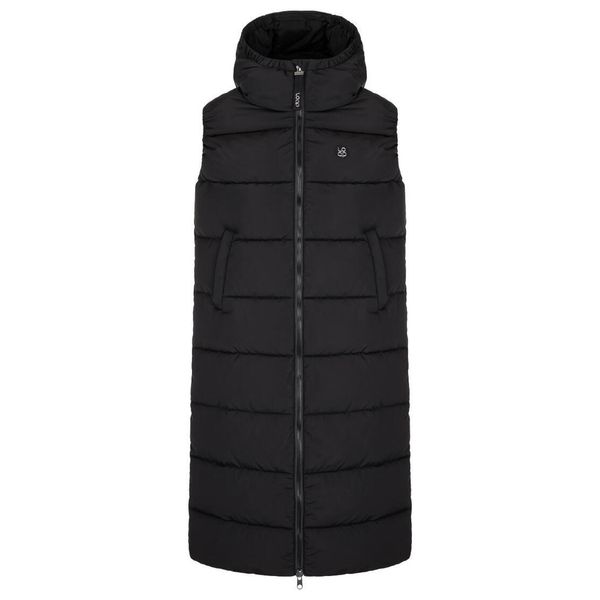 Damska kamizelka Loap Tala czarna. Czarne kamizelki damskie LOOP, z puchu. Za 295.99 zł.