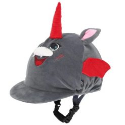Czapka na kask jeździecki QHP Halloween. Czarne czapki męskie QHP, bez wzorów, z materiału. Za 164.50 zł.