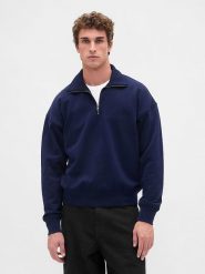 GAP Bluza w kolorze granatowym rozmiar: S. Niebieskie bluzy bez kaptura męskie GAP, s. Za 149.66 zł.