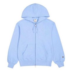 Bluza Rozpinana Damska Jeden Kolor. Niebieskie bluzy bez kaptura damskie CHAMPION. Za 318.99 zł.