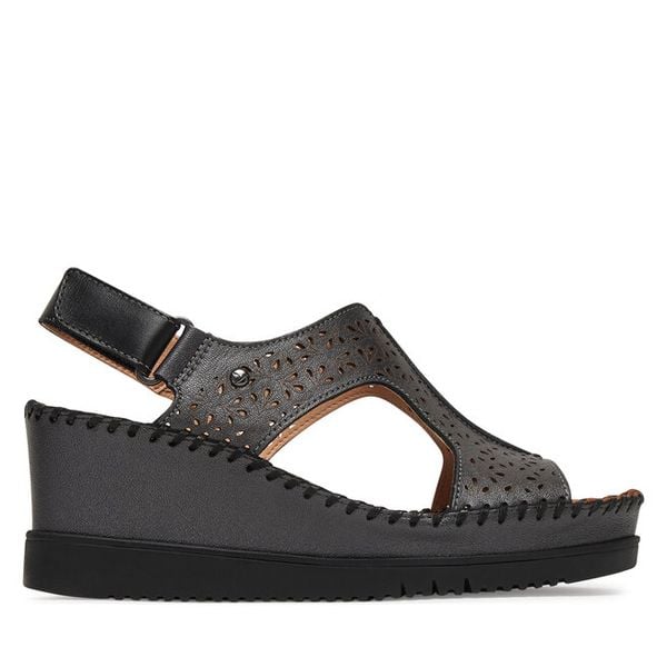 Sandały Pikolinos. Brązowe sandały damskie Pikolinos, bez wzorów, bez obcasa, na koturnie. Za 599.99 zł.