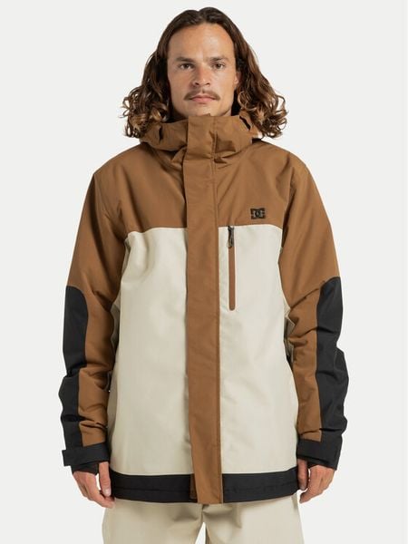 DC Shoes Kurtka narciarska Defiant ADYTJ03089 Brązowy Regular Fit. Brązowe kurtki narciarskie i snowboardowe damskie DC Shoes, m, bez wzorów, z syntetyku, bez kaptura, narciarskie. Za 539.99 zł.