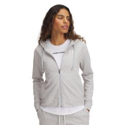 Damska bluza zapinana na zamek Under Armour Rival Terry. Białe bluzy z kapturem damskie Under Armour, s, z materiału. Za 260.10 zł.