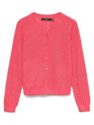 Vero Moda Kardigan w kolorze różowym rozmiar: L. Różowe kardigany damskie Vero Moda, l, bez wzorów, z wiskozy. Za 105.14 zł.