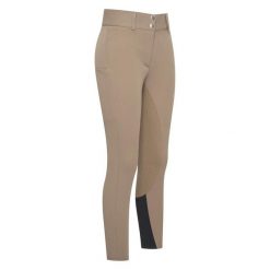 Damskie spodnie konkursowe o pełnej przyczepności HV Polo Cleo. Brązowe spodnie materiałowe damskie HV POLO, bez wzorów, z jersey, eleganckie. Za 554.00 zł.
