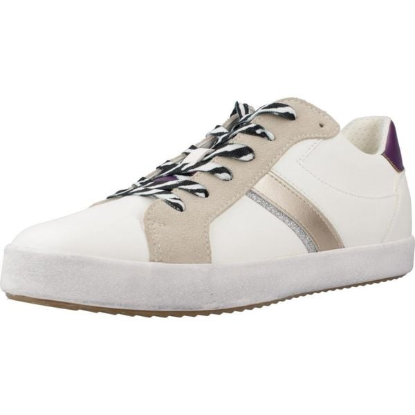 Buty GEOX D BLOMIEE Biały. Białe obuwie trekkingowe damskie Geox. Za 322.99 zł.