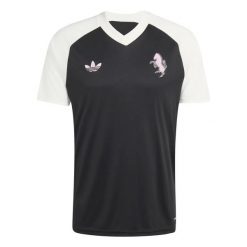 Koszulka prematch Juventus Turyn 2026/27. Czarne t-shirty sportowe męskie Adidas, m, z materiału, bez ramiączek, na fitness i siłownię. Za 370.95 zł.