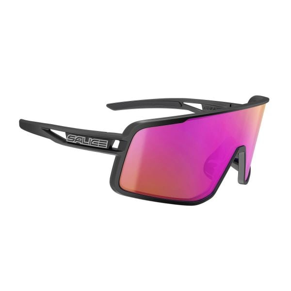 Okulary przeciwsłoneczne Salice 022RWX. Czarne okulary przeciwsłoneczne damskie salice, z materiału. Za 552.90 zł.