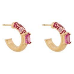 Kolczyki Guess. Żółte kolczyki damskie Guess, złote. Za 299.99 zł.