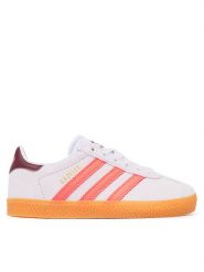 Adidas Sneakersy Gazelle Paris 2024 KI7133 Fioletowy jasny. Fioletowe buty sportowe dziewczęce Adidas, bez wzorów, ze skóry, bez zapięcia. Za 279.99 zł.