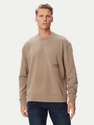 BOSS Bluza Crewneck 50564103 Szary Regular Fit. Szare bluzy bez kaptura męskie Boss, l, z bawełny. Za 599.99 zł.