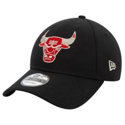 Czapka z daszkiem męska 9FORTY Chicago Bulls Metallic NBA Cap. Czarne czapki męskie New Era, bez wzorów, z poliesteru. Za 127.00 zł.