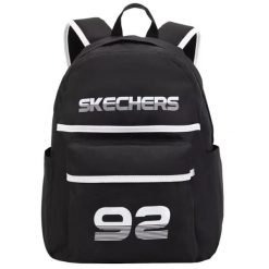Plecak unisex Skechers Downtown Backpack pojemność 20 L. Czarne plecaki damskie Skechers, bez wzorów. Za 73.99 zł.
