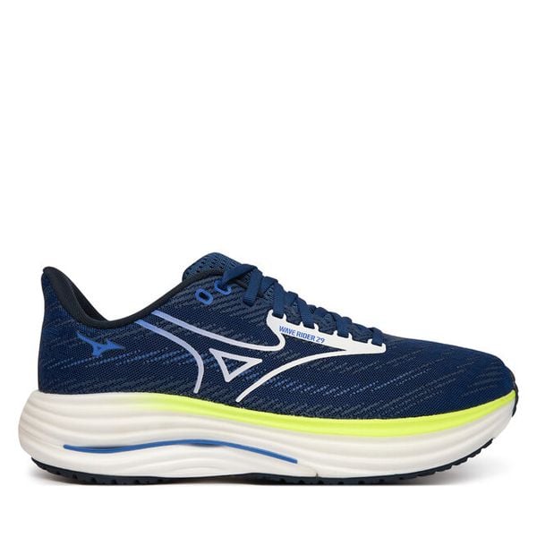 Buty do biegania Mizuno. Niebieskie obuwie do biegania damskie Mizuno, mizuno wave. Za 689.99 zł.