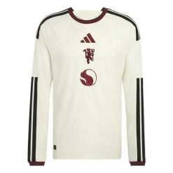 Koszulka Third z długim rękawem Autentyczna Manchester United 2026/27. Białe koszulki męskie z długim rękawem Adidas, l, z tkaniny. Za 690.00 zł.