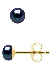Pearl Addict Kolczyki-wkrętki z perłami tahiti rozmiar: onesize. Żółte kolczyki damskie Pearl Addict, z perłą, złote. Za 177.32 zł.