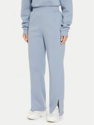 Reebok Spodnie dresowe Fleece Pant 100076053 Niebieski Regular Fit. Niebieskie spodnie dresowe damskie Reebok, xl, bez wzorów, z bawełny. Za 159.99 zł.