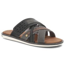 Czarne Klapki Wrangler Modne Obuwie Męskie. Czarne klapki i japonki męskie Wrangler, ze skóry. Za 249.00 zł.
