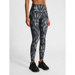 Damskie legginsy Hummel AOP Hiit Intensity. Szare legginsy damskie HUMMEL, bez wzorów. Za 300.50 zł.