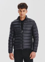 PAKO LORENTE – Czarna kurtka pikowana. Czarne kurtki męskie Pako Lorente, na jesień, bez wzorów, bez kaptura. Za 299.99 zł.