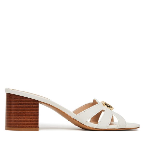 Klapki Liu Jo. Białe klapki damskie Liu Jo, bez wzorów, bez obcasa. Za 669.99 zł.