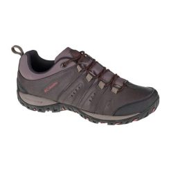 Buty Męskie Woodburn II. Brązowe buty trekkingowe męskie Columbia, z gumy, bez zapięcia, trekkingowe. Za 475.00 zł.