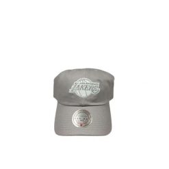 Czapka Los Angeles Lakers Elite Neutrals Dad. Czerwone czapki męskie Mitchell & Ness, bez wzorów, sportowe. Za 126.50 zł.