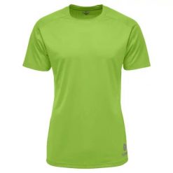 Koszulka sportowa T-shirt Hummel Authentic. Zielone t-shirty męskie HUMMEL, xl, bez wzorów, bez kołnierzyka. Za 109.00 zł.