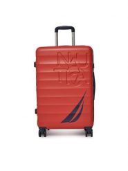Nautica Walizka średnia NTC-KS-004-07-M Czerwony. Czerwone walizki Nautica, bez wzorów, z tworzywa sztucznego, średnie. Za 349.99 zł.