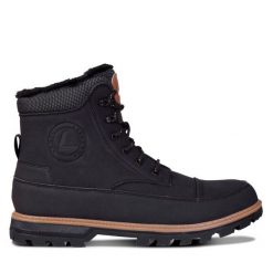 Trapery Luhta. Czarne buty zimowe męskie Luhta, bez zapięcia. Za 299.99 zł.