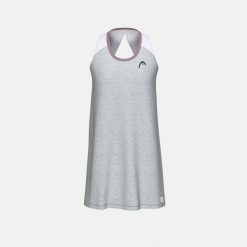 PLAY TECH damska sukienka. Szare sukienki damskie HEAD, bez wzorów, sportowe, bez kołnierzyka, bez ramiączek, sportowe. Za 380.00 zł.