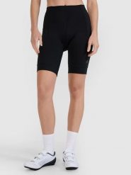 4F Szorty kolarskie w kolorze czarnym rozmiar: XL. Czarne spodenki sportowe damskie 4f, xl, z materiału, rowerowe. Za 139.95 zł.