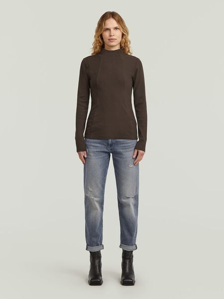 G-Star Koszulka w kolorze brązowym rozmiar: M. Brązowe t-shirty damskie G-Star, m, bez wzorów, bez kołnierzyka. Za 125.45 zł.