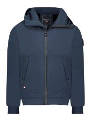 Geographical Norway Kurtka przejściowa "Abralo" w kolorze granatowym rozmiar: S. Niebieskie kurtki męskie Geographical Norway, s, z aplikacjami, bez kaptura. Za 144.92 zł.