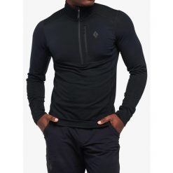 Bluza termoaktywna męska Black Diamond Coefficient LT Quarter Zip Pullover. Czarne bluzy bez kaptura męskie Black Diamond, m. Za 449.99 zł.