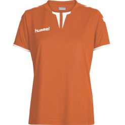 Koszulka sportowa z krótkim rękawem damska Hummel Core Womens SS Jersey. Brązowe bluzki sportowe damskie HUMMEL, xl, bez wzorów, z jersey, bez ramiączek. Za 37.00 zł.