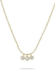 Tamaris Srebrny naszyjnik z elementami ozdobnymi - dł. 45 cm rozmiar: onesize. Szare naszyjniki damskie Tamaris, srebrne. Za 130.99 zł.