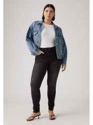 Levi's Dżinsy - Skinny fit - w kolorze czarnym rozmiar: W26/L30. Czarne jeansy damskie Levi's, z podwyższonym stanem. Za 175.67 zł.