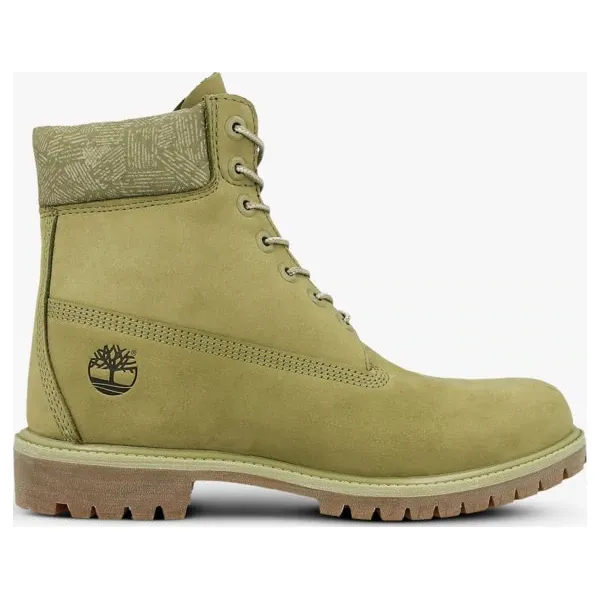 Timberland Premium 6 In buty męskie, khaki, rozmiar 44,5. Brązowe buty trekkingowe męskie Timberland, z gumy, bez zapięcia, outdoorowe, primaloft. W wyprzedaży za 599.99 zł.