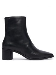 Vagabond Shoemakers Botki Fay 6100-001-20 Czarny. Czarne botki damskie Vagabond Shoemakers, ze skóry, bez obcasa, na słupku, bez zapięcia. Za 694.99 zł.