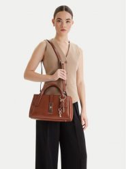 Guess Torebka Brooke HWBG98 97060 Brązowy. Brązowe torebki klasyczne damskie Guess, z aplikacjami, ze skóry, bez dodatków. Za 639.99 zł.