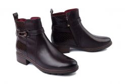 TAMARIS 1-25391-45 3B3 M2539145 mocca comb, botki damskie. Brązowe botki damskie Tamaris, bez obcasa, na obcasie, bez zapięcia. Za 427.11 zł.