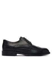 BOSS Półbuty Tayil 50573355 Czarny. Czarne buty wizytowe męskie Boss, ze skóry, bez zapięcia. Za 949.99 zł.