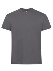 Clique New Classic-T T-shirt męski z bawełny – współczesny krój – Metal Grey. Szare t-shirty męskie CLIQUE, m, bez wzorów, z bawełny, bez kołnierzyka. Za 87.37 zł.
