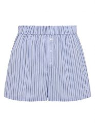 LeGer Szorty "Farine" w kolorze błękitnym rozmiar: 36. Niebieskie szorty damskie LeGer, bez wzorów, z bawełny, z podwyższonym stanem. Za 100.99 zł.