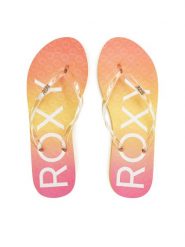 Roxy Japonki ARJL100915 Przezroczysty. Klapki damskie Roxy, bez wzorów, z tworzywa sztucznego, bez obcasa. Za 49.99 zł.
