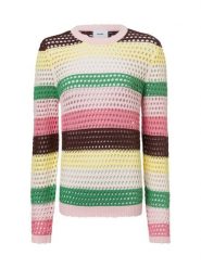 Nümph sweter z grubej dzianiny - Numoana Kobiety Bawełna wielokolorowy, S. Swetry klasyczne damskie Nümph, s, z bawełny, bez kołnierzyka. Za 229.95 zł.